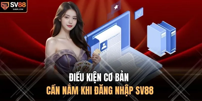 Điều kiện cơ bản cần nắm khi đăng nhập SV88